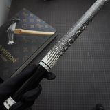  Bọc cơ da kì đà trắng đen cho chuôi MIT CUES 