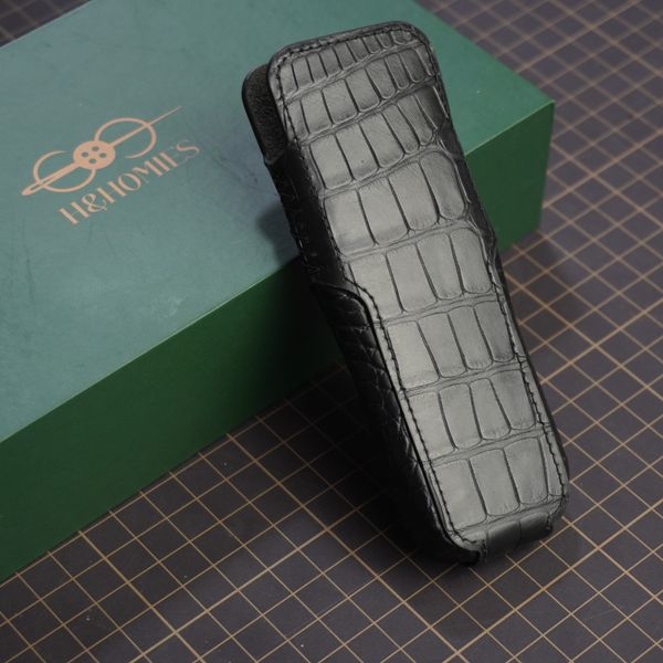  Bao da Xor (cá sấu Alligator đen) 