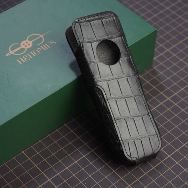  Bao da Xor (cá sấu Alligator đen) 