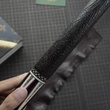  Bọc cơ da cá mập màu đỏ đen cho chuôi Mezz Cues 