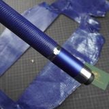  Bọc cơ da kì đà màu xanh dương cho chuôi cơ Cuetec SVB 