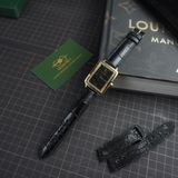  Dây cá sấu Alligator màu đen cho đồng hồ GUESS 