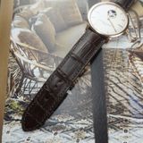  Dây cá sấu Alligator màu nâu cho đồng hồ Frederique Constant 