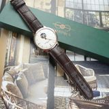  Dây cá sấu Alligator màu nâu cho đồng hồ Frederique Constant 