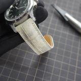  Dây cá sấu Himalaya cho đồng hồ Omega 