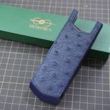  Bao da rút Signature S (xanh navy) 