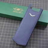  Bao da rút Signature S (xanh navy) 