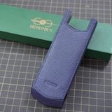  Bao da rút Signature S (xanh navy) 