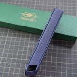  Bao da rút Signature S (xanh navy) 