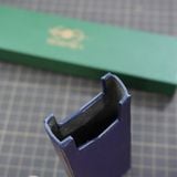  Bao da rút Signature S (xanh navy) 
