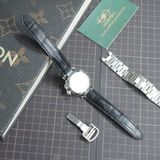  Dây cá sấu Alligator màu đen cho đồng hồ Cartier 