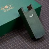  Bao da Vertu Ascent (xanh rêu, chỉ trắng) 