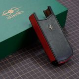  Bao da Vertu Ascent (đen, hông đỏ, logo ngựa) 