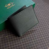  Ví ngang da Epsom (đen) 