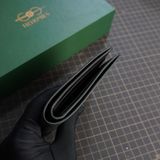  Ví ngang da Epsom (đen) 