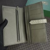  Mẫu ví dài cá sấu Alligator (xám) 