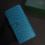  Mẫu ví dài da đà điểu (xanh navy) 