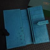  Mẫu ví dài da đà điểu (xanh navy) 