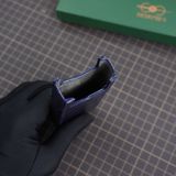  Bao da rút Signature S (cá sấu Alligator xanh navy) 