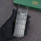  Bao da rút Signature S (cá sấu Alligator đen) 