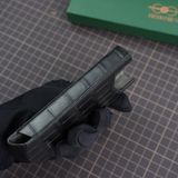  Bao da rút Signature S (cá sấu Alligator đen) 