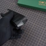  Bao da rút Signature S (cá sấu Alligator đen) 