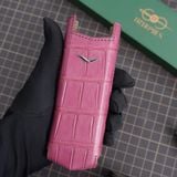  Bao da rút Signature S (hồng) 