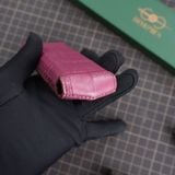  Bao da rút Signature S (hồng) 