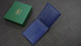  Ví da cá sấu Alligator (xanh navy) 