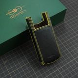  Bao da Vertu Ascent (đen, chỉ vàng) 