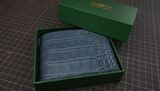  Ví da cá sấu Alligator (xanh navy) 