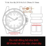  Dây cá sấu Alligator xanh navy (Size:20-18mm) 