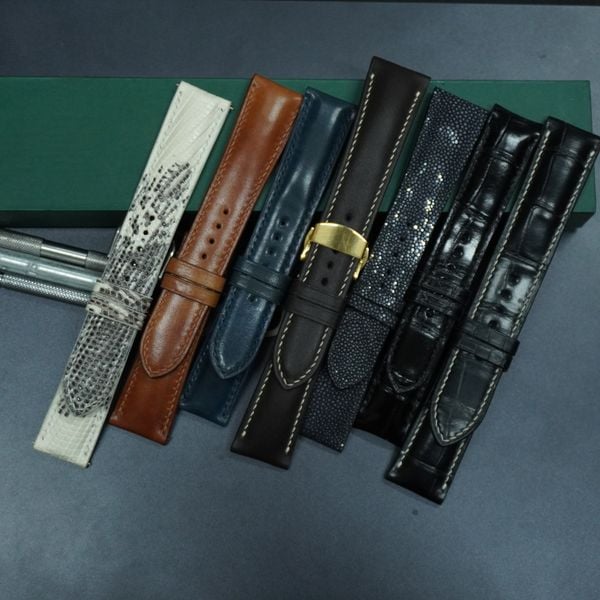  Dây da thủ công cao cấp cho tất cả các dòng đồng hồ 