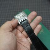  Dây cá sấu Alligator đen cho đồng hồ Cartier 