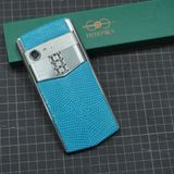  Thay da kỳ đà Thái xanh ngọc cho Vertu Aster P 