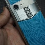  Thay da kỳ đà Thái xanh ngọc cho Vertu Aster P 