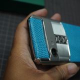  Thay da kỳ đà Thái xanh ngọc cho Vertu Aster P 