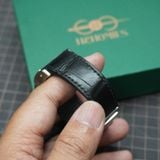  Dây cá sấu Alligator đen cho đồng hồ Cartier 