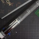  Bọc cơ da kì đà trắng đen vân sống lưng cho chuôi cơ Custom 