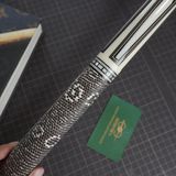  Bọc cơ da kì đà trắng đen vân sống lưng cho chuôi cơ Custom 