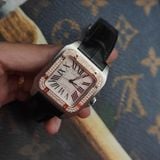 Dây cá sấu Alligator cho đồng hồ Cartier 