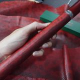  Bọc cơ da rắn karung màu đỏ đen cho chuôi Cuetec SVB 