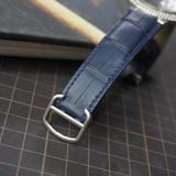  Dây cá sấu Alligator màu xanh navy cho đồng hồ Cartier 