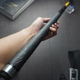  Bọc cơ da cá mập màu đen cho chuôi BK Predator 