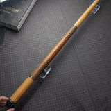  Bọc cơ da kì đà màu đen cam đất cho chuôi FURY + 