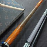  Bọc cơ da kì đà màu đen cam đất cho chuôi Mezz Cues 