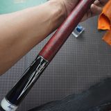  Bọc cơ da rắn Karung màu đỏ đen cho chuôi Peri 