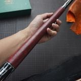  Bọc cơ da rắn Karung màu đỏ đen cho chuôi Peri 