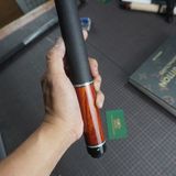  Bọc cơ da bò togo màu đen cho chuôi How Cues 