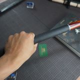  Bọc cơ da bò togo màu đen cho chuôi How Cues 